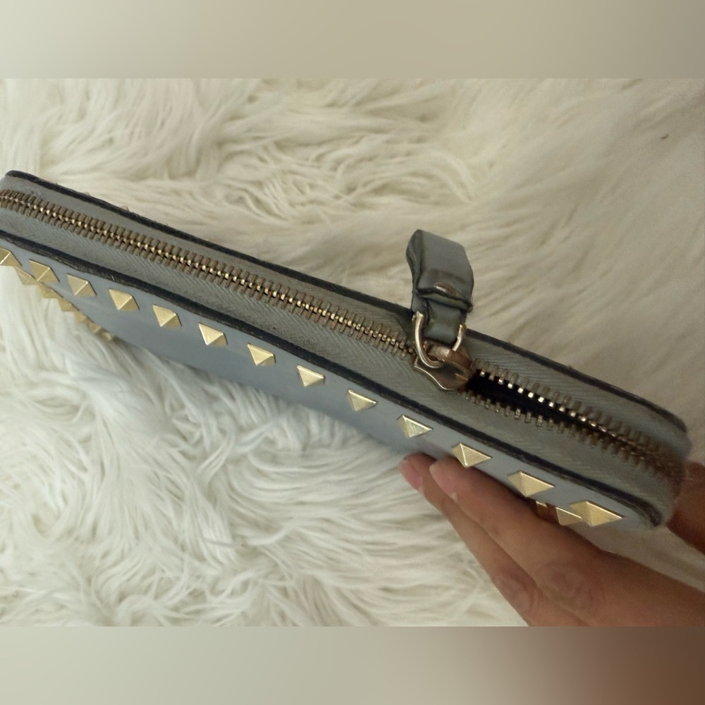 Valentino Wallet with Gold Studs - Picture 12 of 15